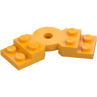 LEGO lapos elem 2x6x2/3 45°-ban elforgatva, világos narancssárga (79846)