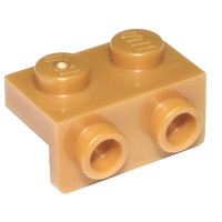 LEGO fordító elem 1x2 - 1x2, gyöngyház arany (99781)