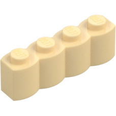 Nagyítás: LEGO kocka 1x4 módosított farönk alakú, sárgásbarna (30137) - Bütyökbazár Eredeti, új LEGO kocka 1x4 módosított farönk alakú, sárgásbarna (30137) - alapvető építőelem, alkatrész