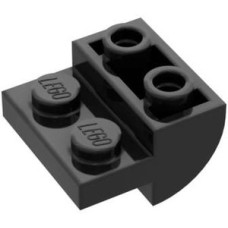 LEGO tetőelem fordított íves 2x2x1, fekete (1750)