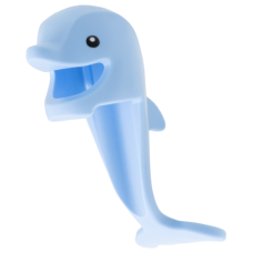 Eredeti, új LEGO delfin jelmez, világoskék (7762) - viselhető kiegészítő a minifigurákhoz