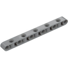 Eredeti, új LEGO technic emelőkar módosított 1×11 merőleges lyukakkal, világosszürke (73507) - a működő szerkezetekhez
