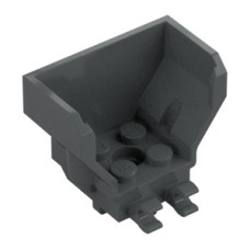 LEGO járműalap 4x2x3 fogóval, sötétszürke (98876) LEGO járműalap 4x2x3 fogóval, sötétszürke (98876)