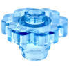 LEGO virág nagy 2x2, átlátszó középkék (4728)