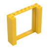 LEGO ajtókeret 2x8x6, sárga (80400)