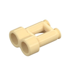 Eredeti, új LEGO távcső, sárgásbarna (30162) - hasznos kiegészítő minifigurák felszereléséhez