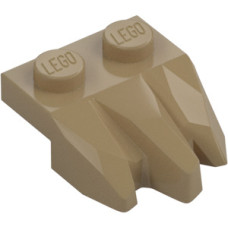 LEGO lapos elem 1x2 három karommal (szikla), sötét sárgásbarna (27261) LEGO lapos elem 1x2 három karommal (szikla), sötét sárgásbarna (27261)