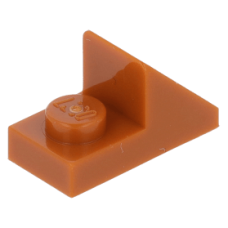 LEGO tetőelem 45°-os 2x1 kivágással, sötét narancssárga (92946) LEGO tetőelem 45°-os 2x1 kivágással, sötét narancssárga (92946)