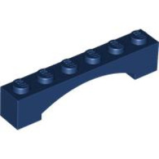 LEGO boltív 1x6 emelt, sötétkék (92950) LEGO boltív 1x6 emelt, sötétkék (92950)