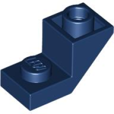 LEGO tetőelem fordított 45°-os 2x1, sötétkék (2310)