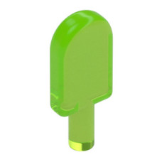 LEGO jégkrém, átlátszó világoszöld (30222)
