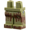 LEGO láb koszos bogár és légy mintával mintával, olajzöld (73200)