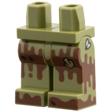 Nagyítás: LEGO láb koszos bogár és légy mintával mintával, olajzöld (73200) - Bütyökbazár Eredeti, új LEGO láb koszos bogár és légy mintával mintával, olajzöld (73200) - egyedi minifigura összeállításához