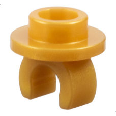 LEGO lapos elem kerek 1x1 lyukas bütyökkel és az alján fogóval, gyöngyház arany (5264) LEGO lapos elem kerek 1x1 lyukas bütyökkel és az alján fogóval, gyöngyház arany (5264)