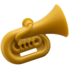 LEGO tuba, gyöngyház arany (8039)