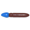 LEGO ecset végén kék festékkel ,vörösesbarna (65695)