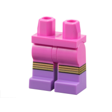 LEGO láb csizma mintával, sötét rózsaszín-közép levendulalila (73200) LEGO láb csizma mintával, sötét rózsaszín-közép levendulalila (73200)