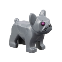 LEGO kutya bulldog robotkutya, matt ezüst (29602)