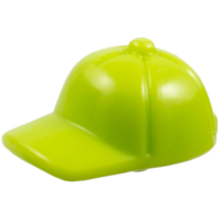 LEGO sapka baseball kisméretű alján tű csatlakozóval, lime (6913)