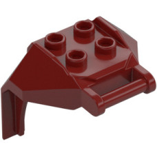 LEGO páncél fogantyúval nagy figurához, sötétpiros (27167) LEGO páncél fogantyúval nagy figurához, sötétpiros (27167)