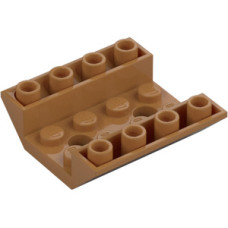 LEGO tetőelem fordított 45°-os 4x4 lyukakkal, középsötét testszínű (72454) LEGO tetőelem fordított 45°-os 4x4 lyukakkal, középsötét testszínű (72454)