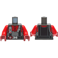 Nagyítás: LEGO felsőtest rendőr búvár ruha mintával, sötétkék (76382) - Bütyökbazár Eredeti, új LEGO felsőtest rendőr búvár ruha mintával, sötétkék (76382) - egyedi minifigura készítéshez