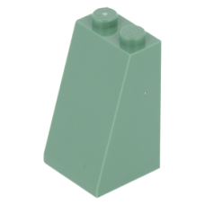 LEGO tetőelem 73°-os (75) 2x2x3, homokzöld (3684c)