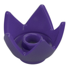 Eredeti, új LEGO korona, sötétlila (39262) - minifigura kiegészítő elem