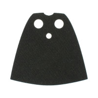 LEGO köpeny (szövet), fekete (20458)