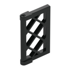 LEGO ablak rácsos 1x2x3, fekete (60607)
