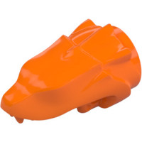 LEGO kígyó fej felsőrész, narancssárga (78514)