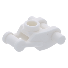 LEGO mechanikus felsőtest (droidhoz, csontvázhoz), fehér (30375)