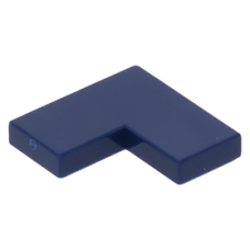 LEGO csempe 2x2 sarok, sötétkék (14719)