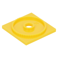 LEGO forgólap alap 4x4, sárga (61485)