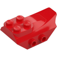 LEGO kocka 4x2 szárnnyal oldalán 2-2db bütyökkel, piros (79897)