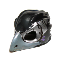 LEGO maszk holló maszk mintás, fekete (12550)