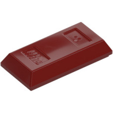 LEGO rúd/öntvény, sötétpiros (99563)