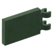 LEGO csempe 2x3 egyik oldalán 2db fogóval, sötétzöld (30350)