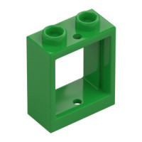 LEGO ablakkeret 1x2x2, világoszöld (60592)