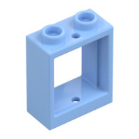 LEGO ablakkeret 1x2x2, világoskék (60592)