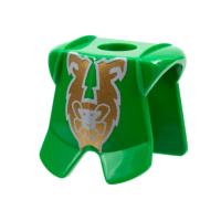 LEGO páncél arany majom mintával, zöld (53216)