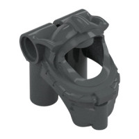 LEGO sisak oxigéntartállyal (búvár/űrhajós), sötétszürke (87754)