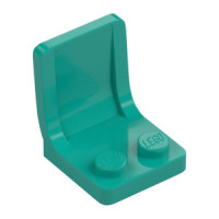 LEGO szék, sötét türkizkék (4079)