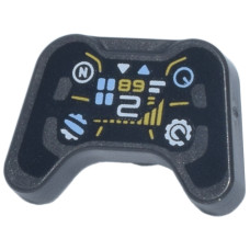 Eredeti, új LEGO távirányító/kormány, gyöngyház sötétszürke (106739) - hasznos kiegészítő minifigurák felszereléséhez