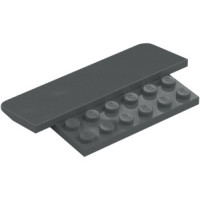 LEGO tetőelem/rámpa 8×5×2/3, sötétszürke (75539)