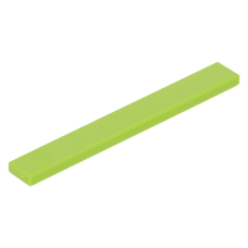 Eredeti, új LEGO csempe 1×8, lime (4162) - igényes elem a részletgazdag alkotásokhoz