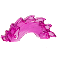 LEGO sárkánypörgő energiahatás, átlátszó sötét rózsaszín (5435)