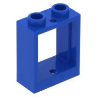 LEGO ablakkeret 1×2×2, kék (60592)