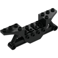 LEGO járműalap 2×10 4db pin csatlakozóval, fekete (70682)