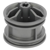 LEGO kerék/kerékbelső Ø 30.4mm×20mm tengelycsatlakozóval, matt ezüst (66155)